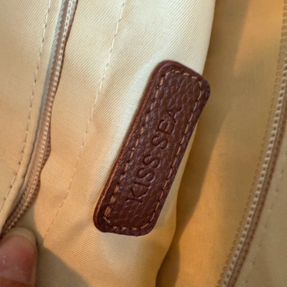 Kiss See Straw Packable Large Mesh Woven Tote Hobo Boho Bag - Picture 4 of 7